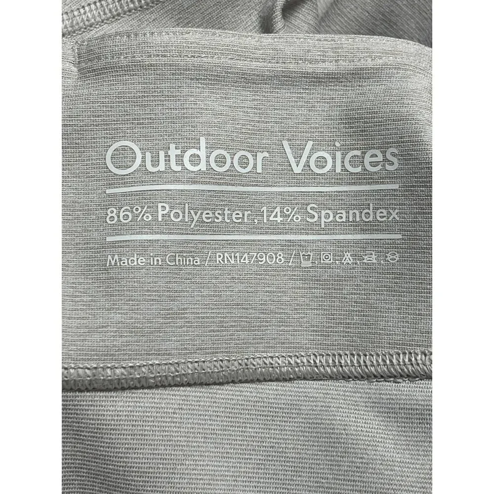 Outdoor Voices White High Waisted Mid Rise Activewear Skinny Leggings Pants S